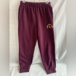 Burgundy Hollister Swetpants